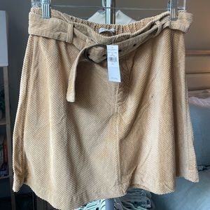 American Eagle Corduroy Belt Skirt